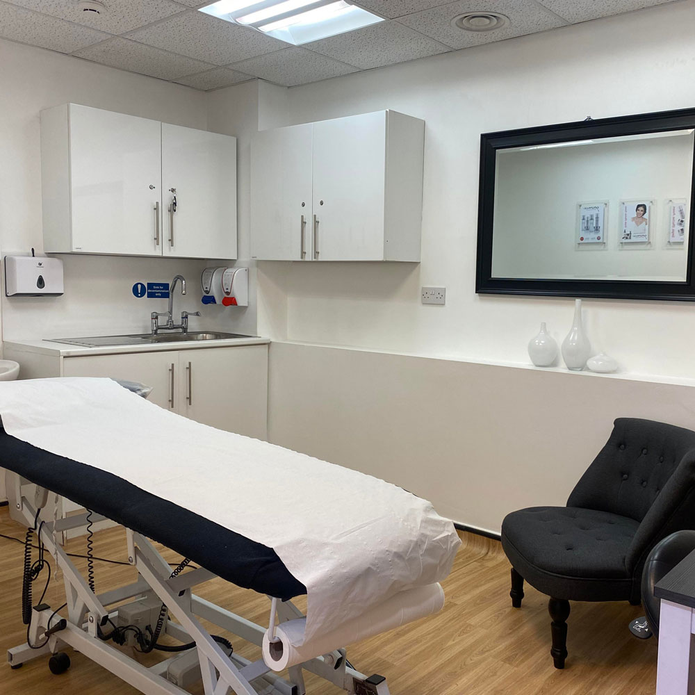 Permanent makeup clinic room Milton Keynes